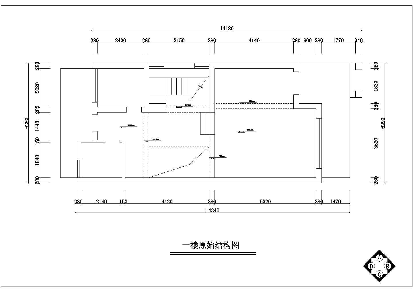 某现代风格联体洋房装修设计图