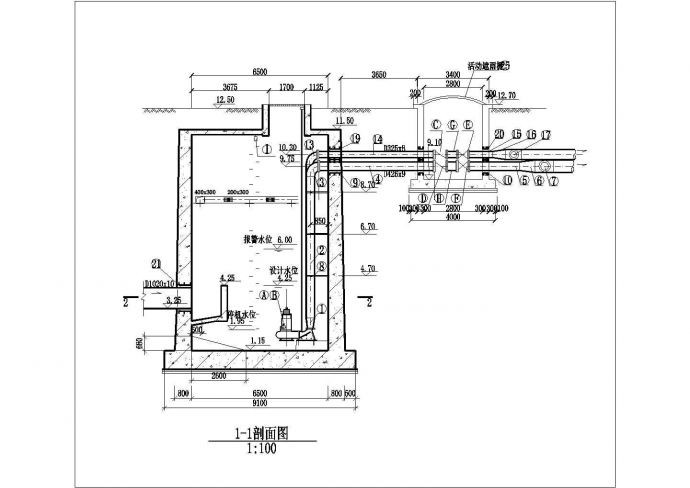 某厂泵站工艺规划详图_图1