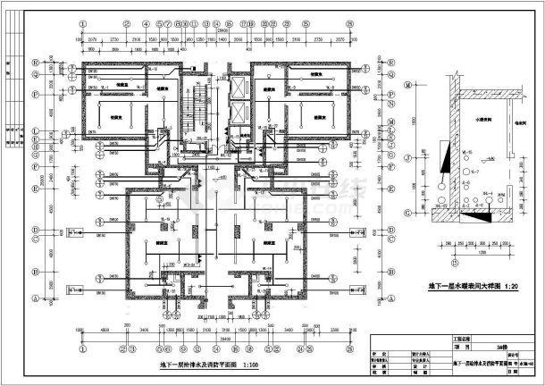 【重庆】30层高层住宅楼给排水设计cad图纸-图二