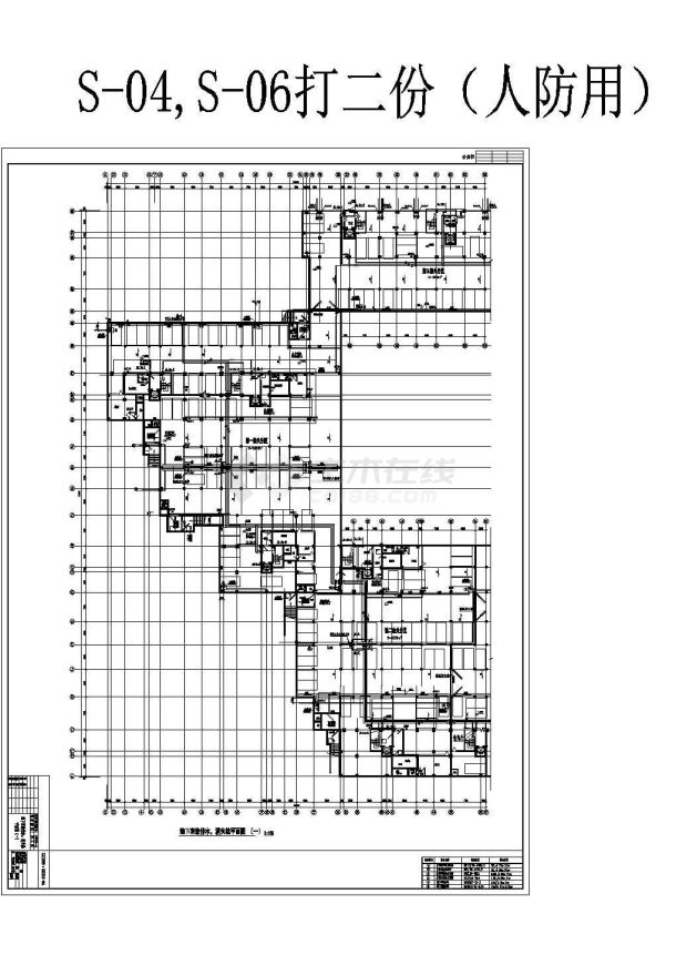 某高层安置房住宅楼给水排水设计图-图二