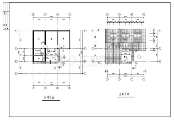 某乡村别墅平面建筑图-图一