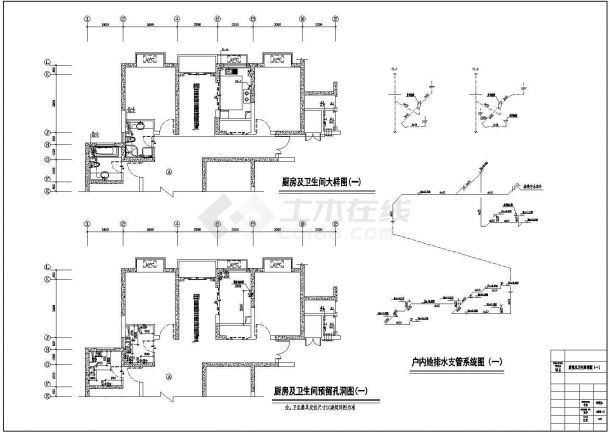 南方某29层高层住宅楼给排水设计方案图-图二
