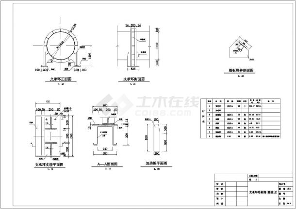【上海】某电站压力钢管设计图全套-图一