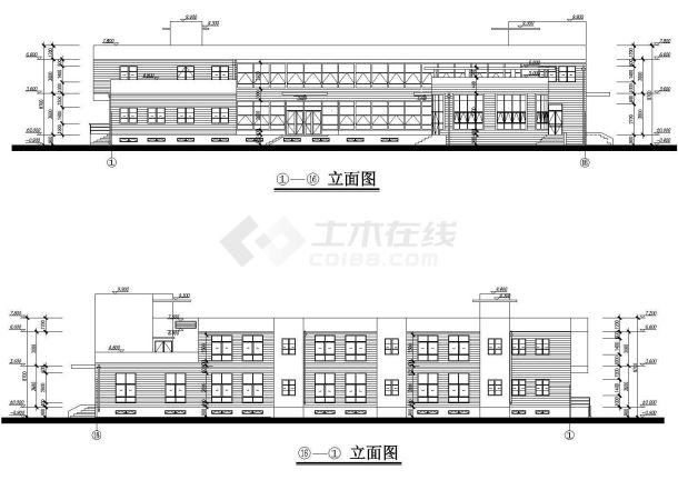 【青岛】二层幼儿园建筑施工图-图一