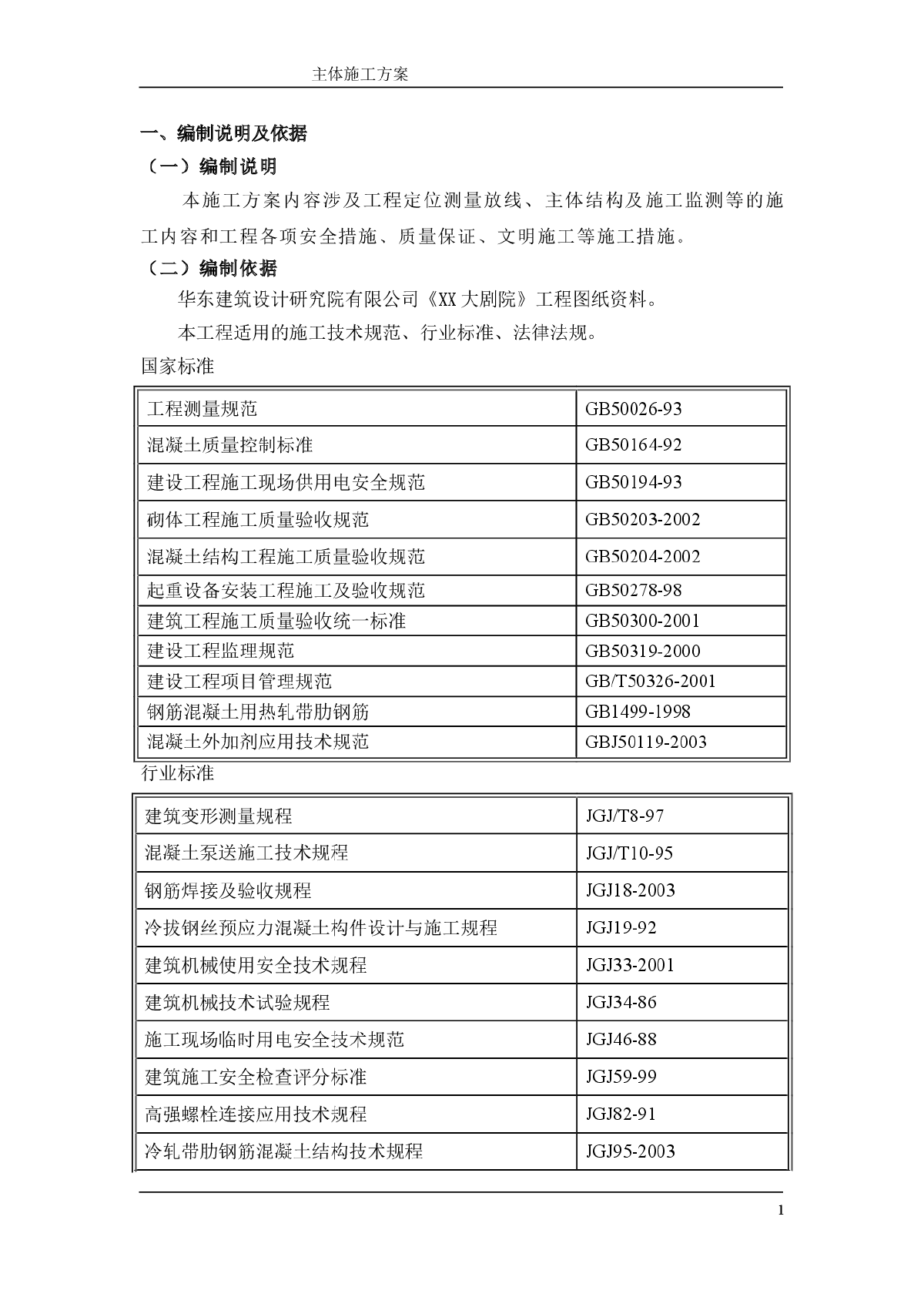 [天津]大剧院工程主体施工方案-图一