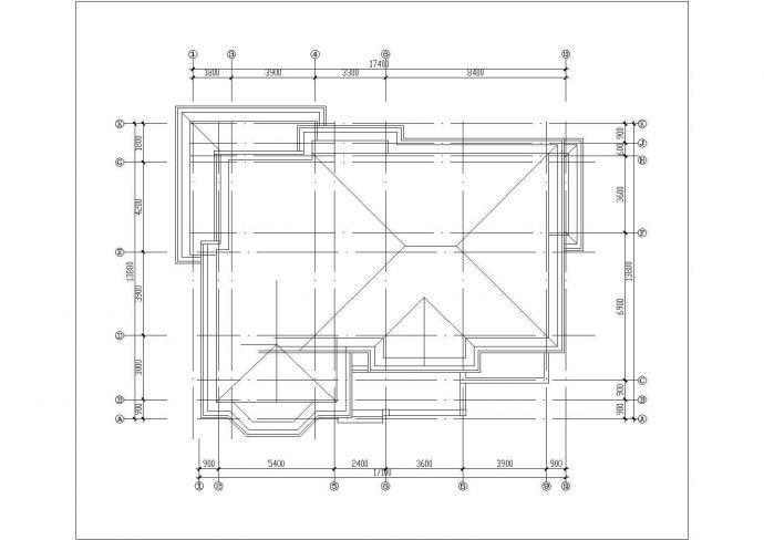 某砖混结构双层别墅设计施工图_图1