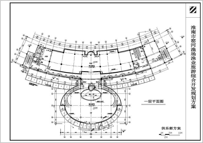 某地湖心岛建筑布置参考图_图1