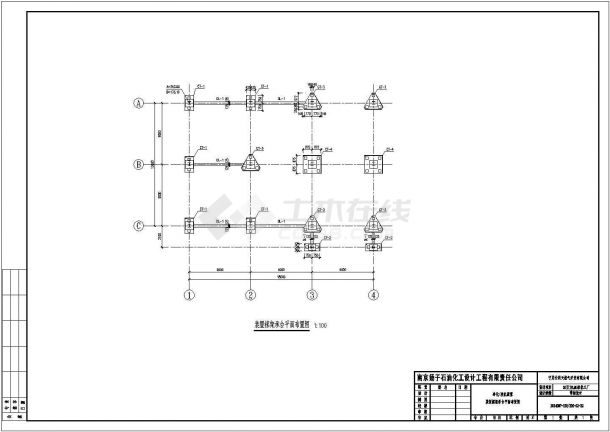 净化/液化装置装置框架结构专业设计图-图一