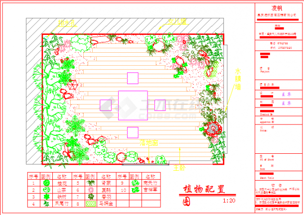 【湖南】某日式私家花园景观设计图纸-图二