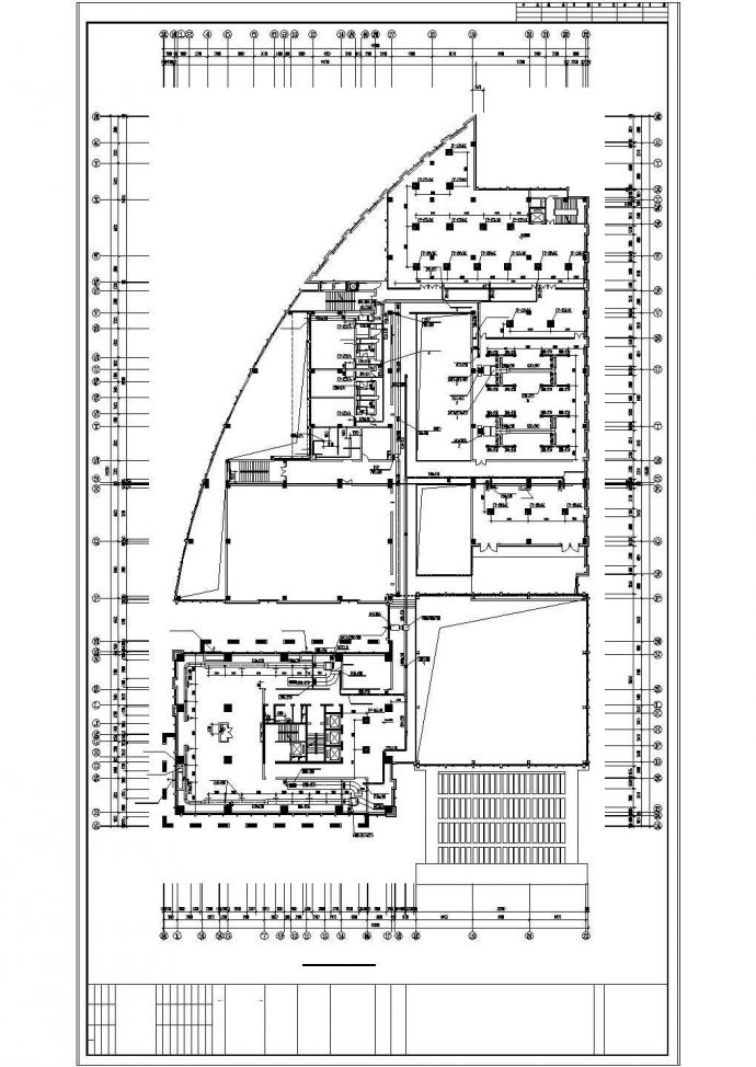 某公司高层办公楼中央空调设计图纸_图1