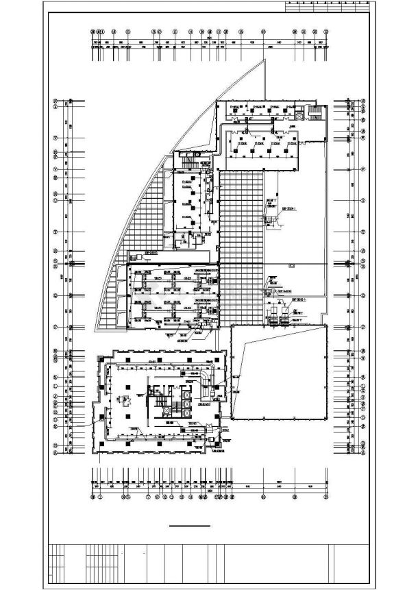 某公司高层办公楼中央空调设计图纸-图二