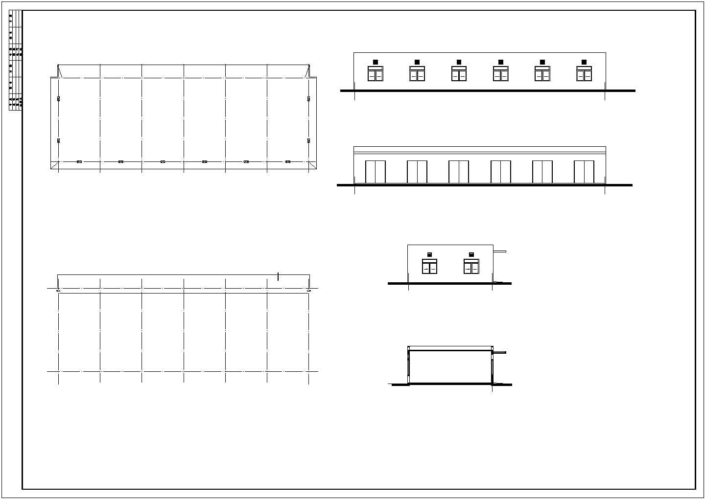 一层砌体结构仓库建筑、结构施工图纸