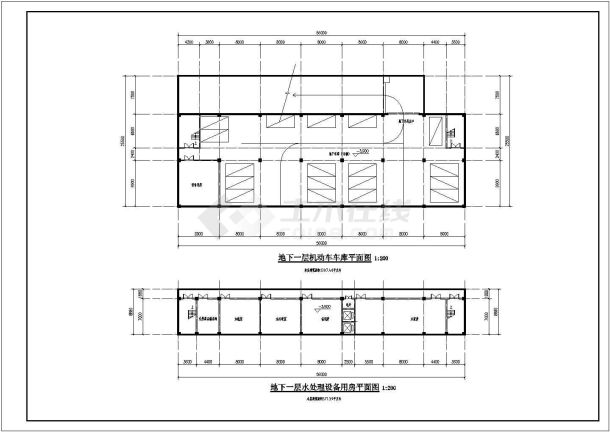 【浙江】三门县全民健身中心建筑施工图-图一