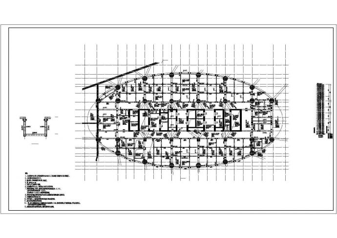 某超高层框架剪力墙酒店结构设计施工图_图1