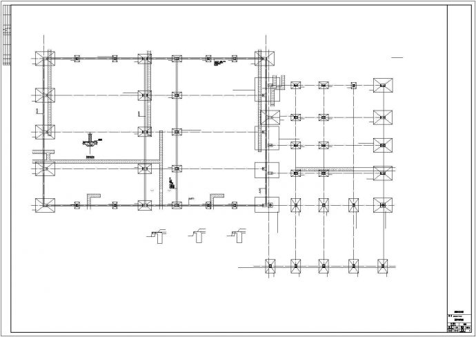 丰田4S店完整结构设计施工图纸_图1