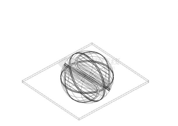 CAD三维绘制篮球，三维入门-图一