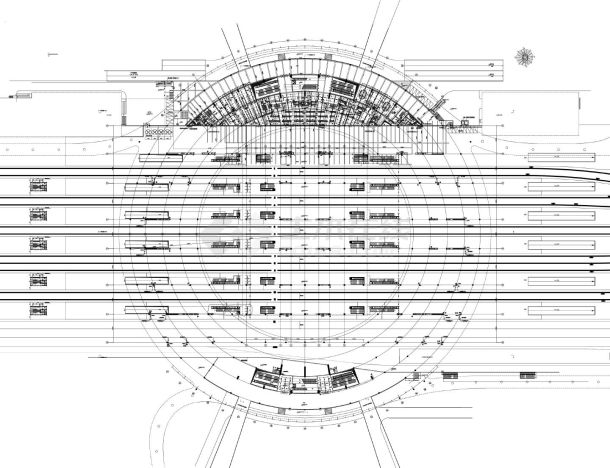 主站屋0.00标高建施平面布置CAD图.dwg-图一