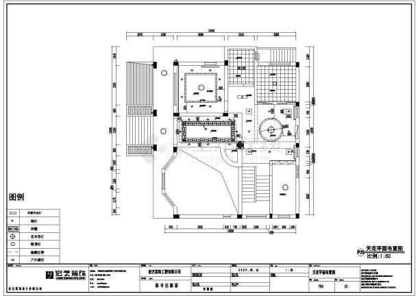 【江西】吉按地区三层中式别墅装修设计CAD图纸-图二