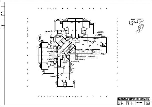 某市某小学多层综合楼建筑设计CAD图-图二