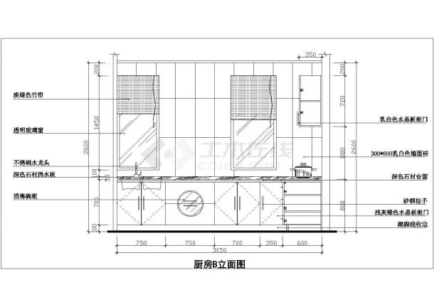 某地杨先生复试住宅装修设计图纸-图二