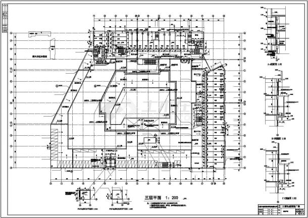 【江苏】某广场建筑设计施工图纸-图二