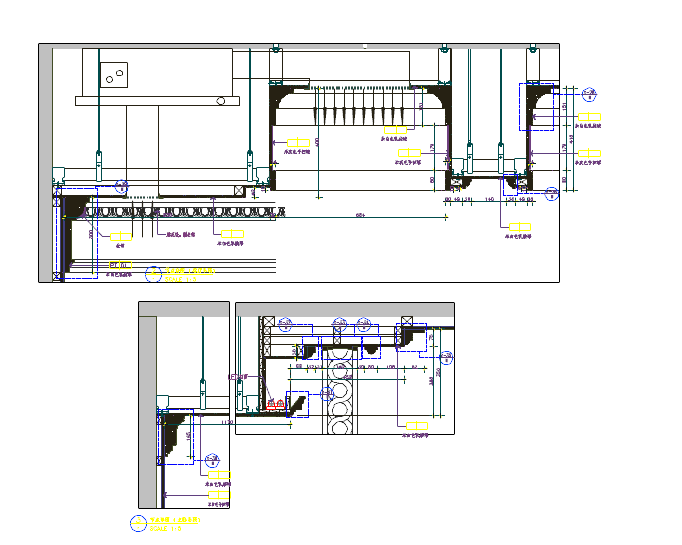 欧式风格两层别墅样板间装修设计施工图_图1