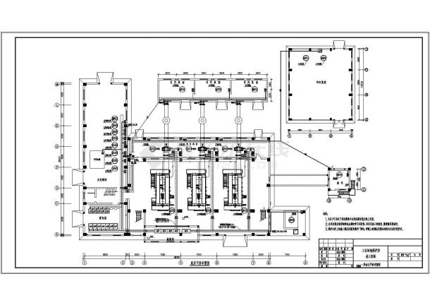 三台6T锅炉热工控制剖面CAD参考图-图二