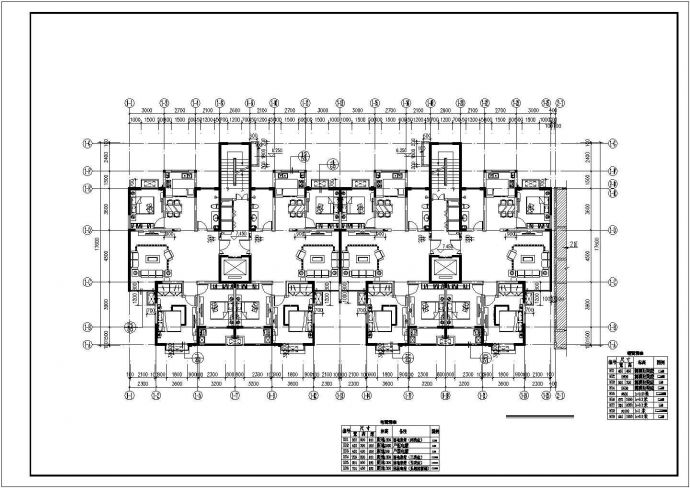 十八层带商业网点高层住宅施工图_图1
