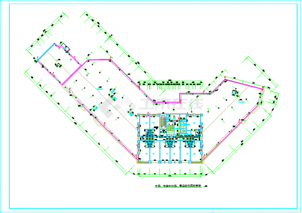 某地区电影院建筑设计全套CAD参考图-图二