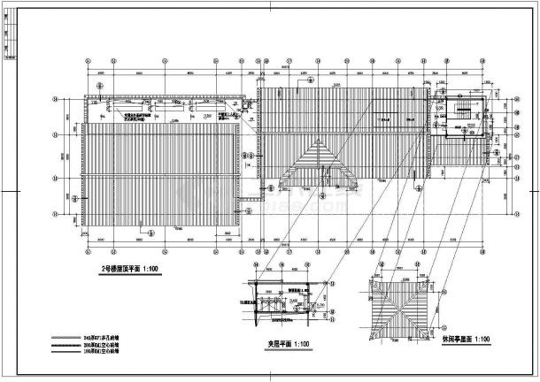 多层古建筑设计施工图CAD参考图-图一