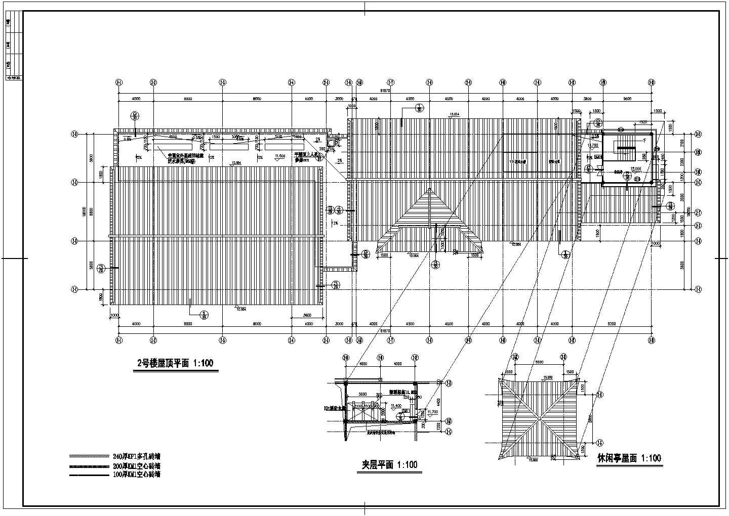 多层古建筑设计施工图CAD参考图
