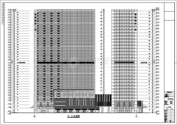 某国际广场39层办公综合楼项目（含效果图）-图一