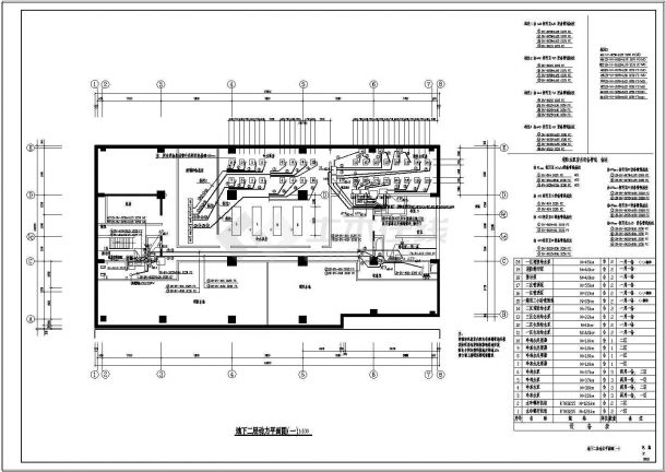 某高层办公楼电气施工图（22张）-图二