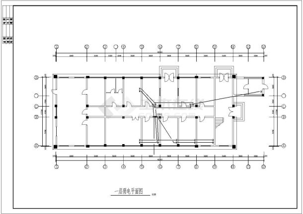 某防疫综合楼电气设计施工图（7张）-图二