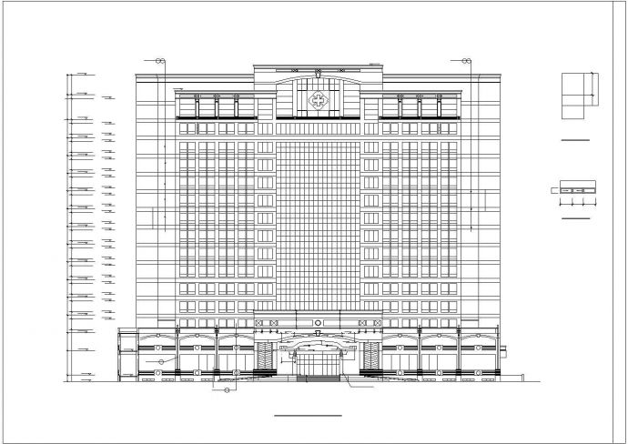 【河北】某医院16层框剪结构设计施工图_图1