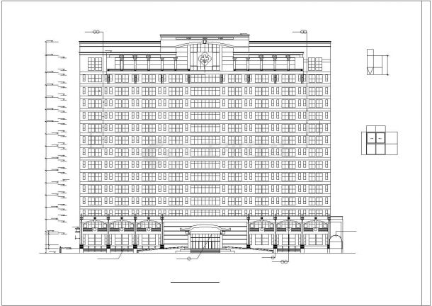 【河北】某医院16层框剪结构设计施工图-图二