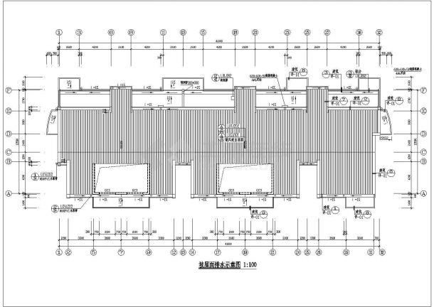 【天花小区】六层住宅楼建筑设计施工图-图二