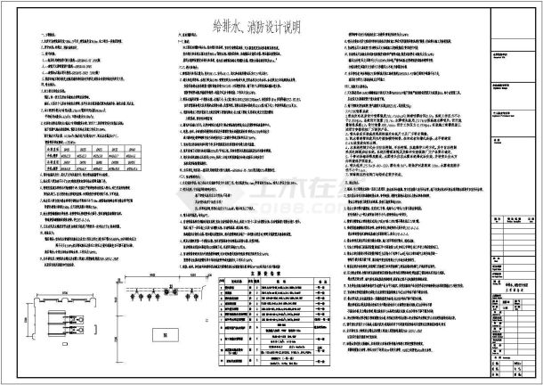 【江苏】某高层住宅小区给排水全套图纸-图一