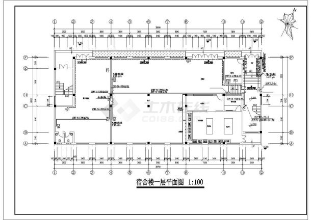 【江苏】某工厂宿舍楼电气设计图纸-图二