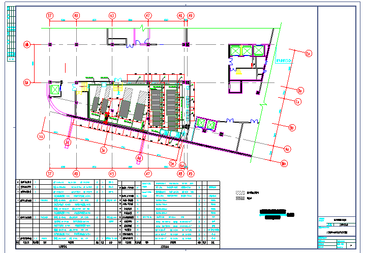 某厂地源热泵机房建设CAD规划图