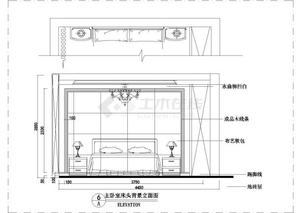 【北京】精品豪华欧式三层复式别墅室内装修施工图-图二