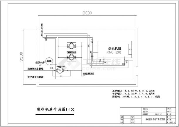 【河南】某汽修学校综合楼空调系统图-图二