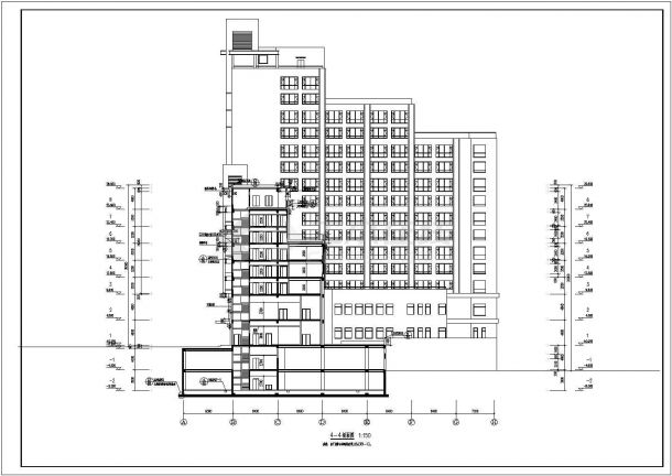 某地15层商务综合楼框剪建筑施工图-图二