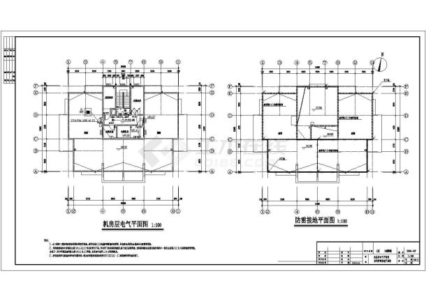 某地宿舍楼电气设计施工方案图（全集）-图二
