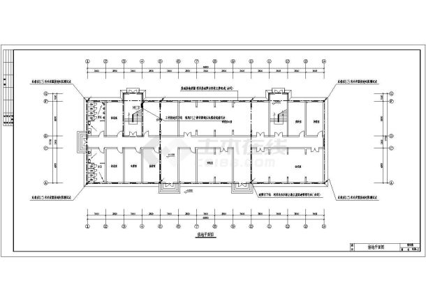某地多层宿舍楼电气设计施工图（含设计说明）-图二