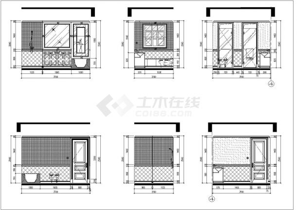 【北京】简欧风格三层高端别墅室内装修施工图（附效果）-图二