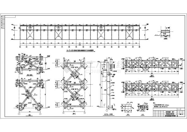 单层钢结构门式刚架厂房施工图（钢筋混凝土独立基础）-图二