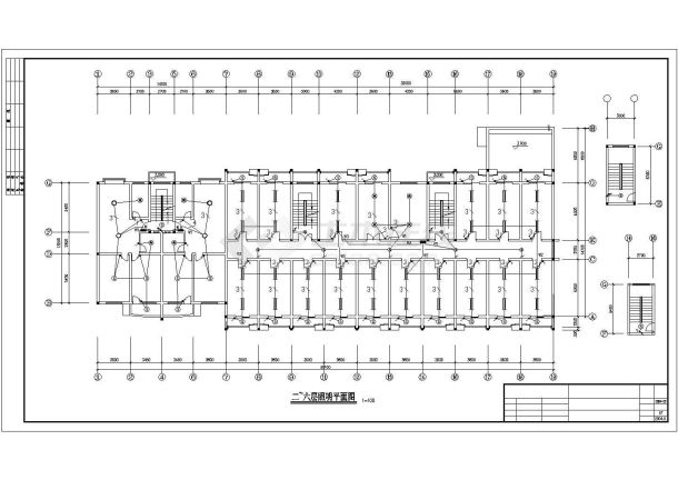 某宿舍楼电气设计方案图（含设计说明）-图一