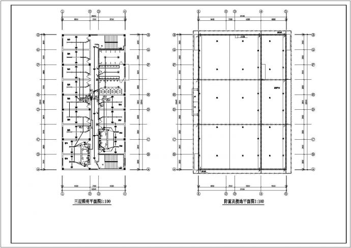 某宿舍楼电气施工图（含电气设计说明书）_图1