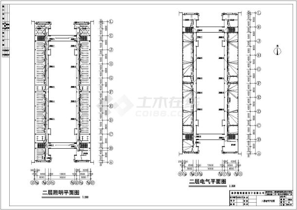 某厂房综合楼电气施工图（共6张）-图二